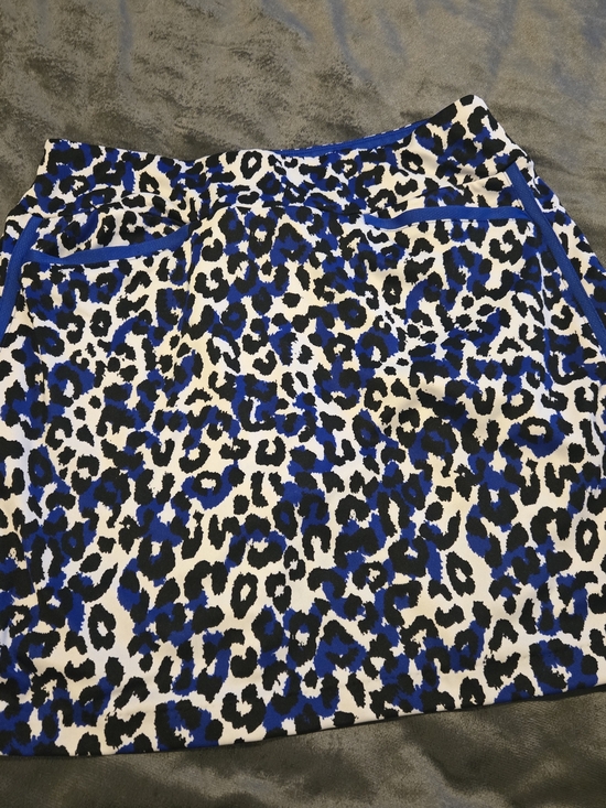 Tail Dresses & Skirts - Set Tail Blue and Black Leopard Mini Skirt And Top
